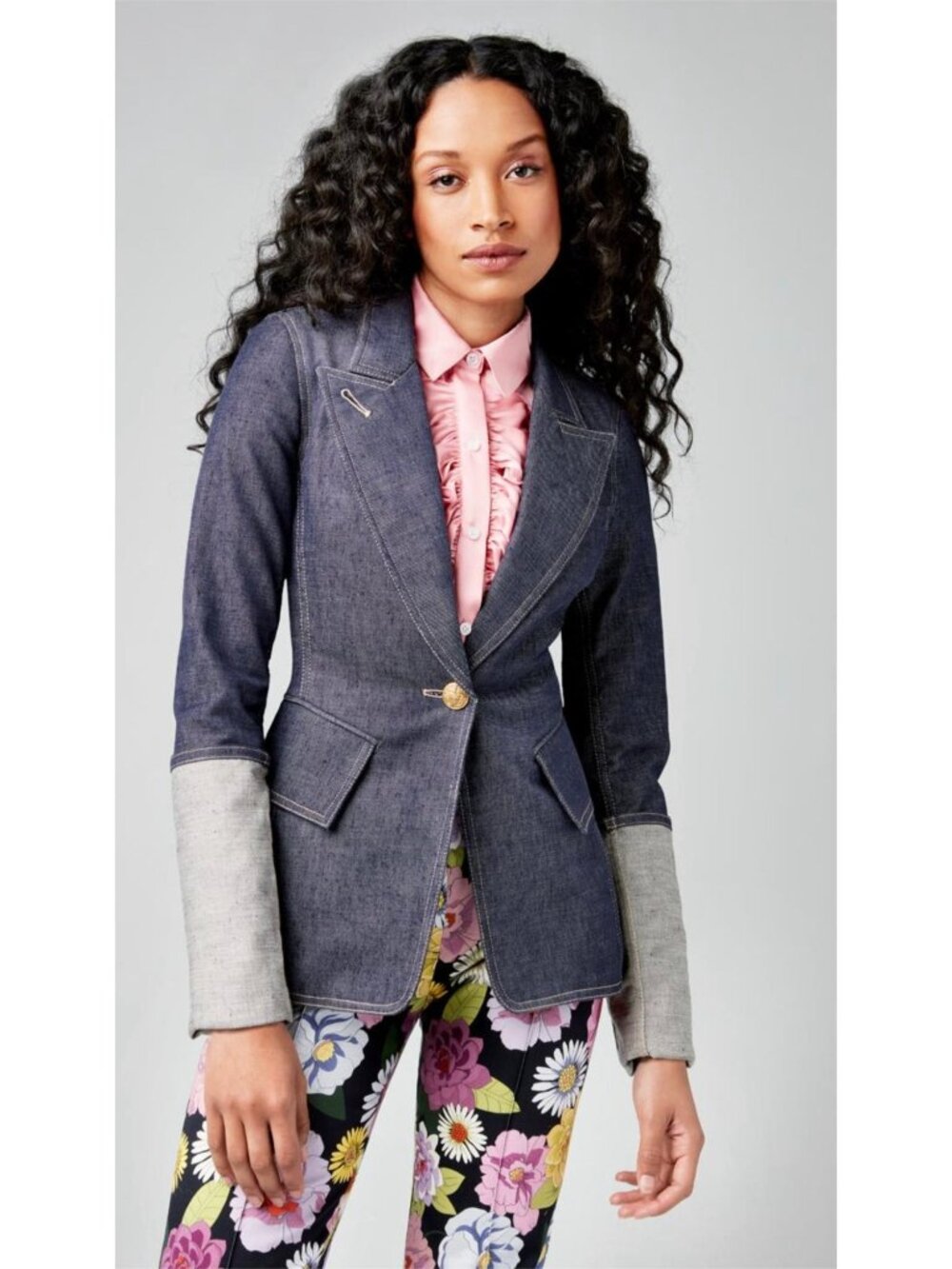 Smythe Denim Lounge Blazer Dark Blue 10 Ray Denim